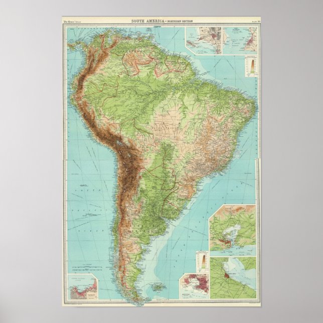 Composite South America Poster (Vorne)