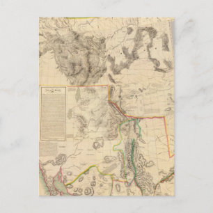 Composite Western United Staaten Postkarte