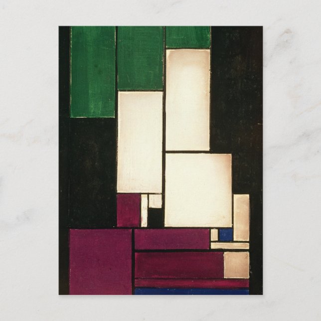 Composition, 1922 postkarte (Vorderseite)