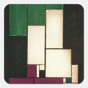 Composition, 1922 quadratischer aufkleber