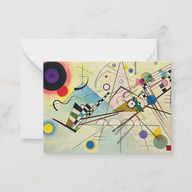 Composition 8, 1923 by Wassily Kandinsky Mitteilungskarte (Vorderseite)