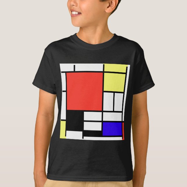 Composition , Mondriaan T-Shirt (Vorderseite)