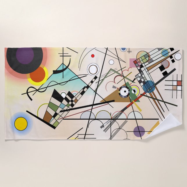 Composition VIII by Wassily Kandinsky Strandtuch (Vorderseite)