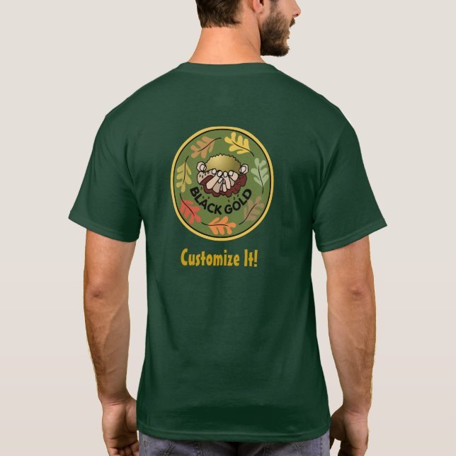 Compost Black Gold Bio, Nachhaltiger Bauernhof Gar T-Shirt (Rückseite)