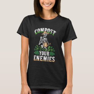 Compost Enemies Funny Gardens Dunkler Spaß T-Shirt