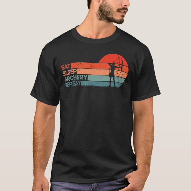 Compound Bow Deer Hunting Hunt Archery Hunter Arch T-Shirt (Vorderseite)