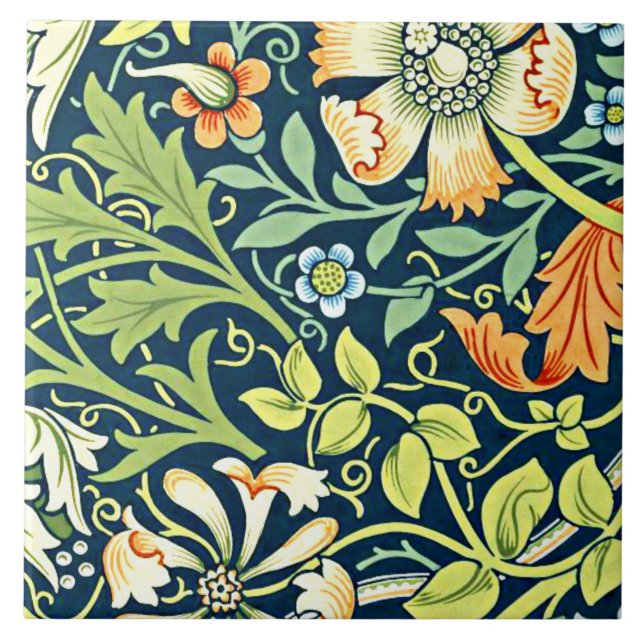 Compton, a William Morris pattern, Fliese (Vorderseite)