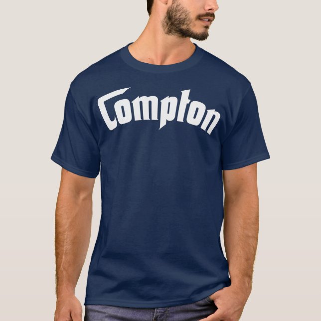 Compton California Gangsta Rap DJ Gangstas Thugs T-Shirt (Vorderseite)