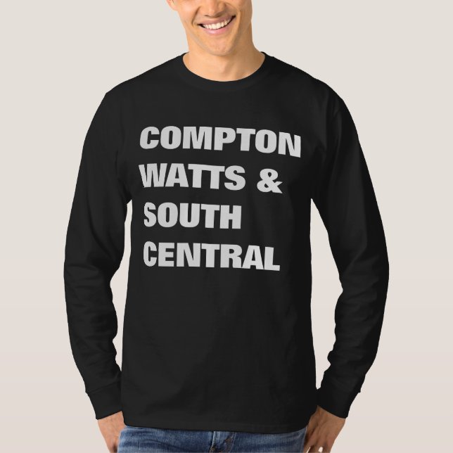 Compton, Watt u. südwärts Zentrale T-Shirt (Vorderseite)