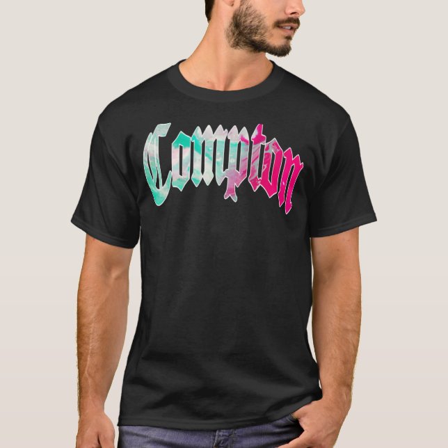 Compton West Coast Gangsta Rap Hiphop Gang Califor T-Shirt (Vorderseite)