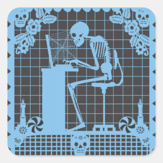Computadora Muerto Sticker Set