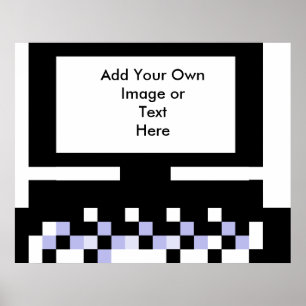 computer2black, addieren Ihr OwnImage orTextHere Poster