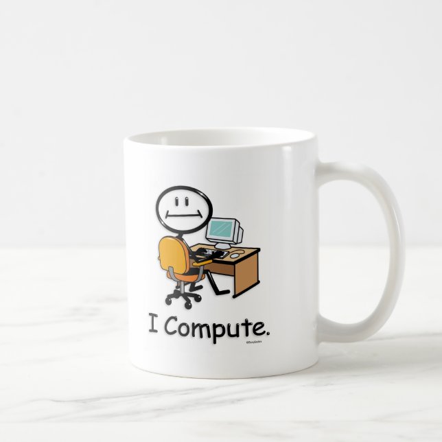 Computer-Benutzer Tasse (Rechts)