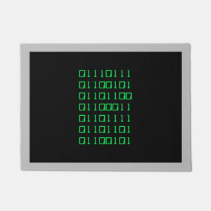 Computer Binärkode Begrüßungsmatte Fußmatte