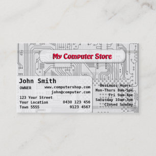 Computer Business Card Visitenkarte