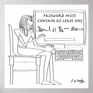 Computer-Cartoon 9341 Poster