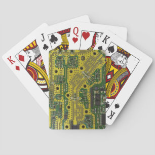 Computer Chip Playing Cards Spielkarten