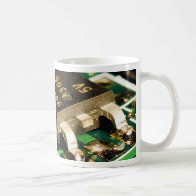 Computer-Chip-Stromkreise Tasse (Rechts)