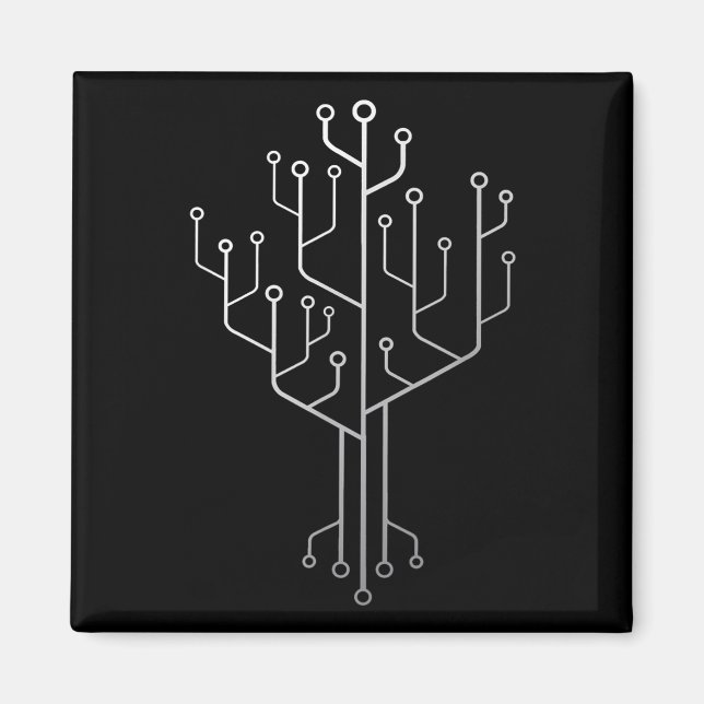 Computer-Chip-Tree-Programmierer-Tschernoteningeni Magnet (Vorne)