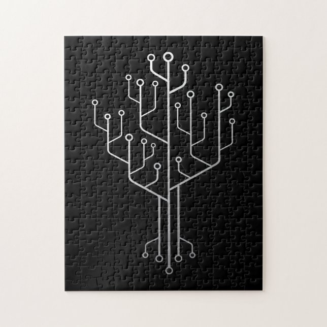 Computer-Chip-Tree-Programmierer-Tschernoteningeni Puzzle (Vertikal)