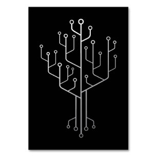 Computer-Chip-Tree-Programmierer-Tschernoteningeni Tischnummer