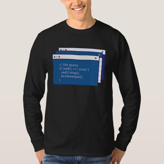 Computer Coding T-Shirt (Vorderseite)