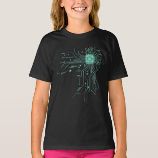 Computer CPU Chip PCB Circuit Design Tech Gift T-Shirt