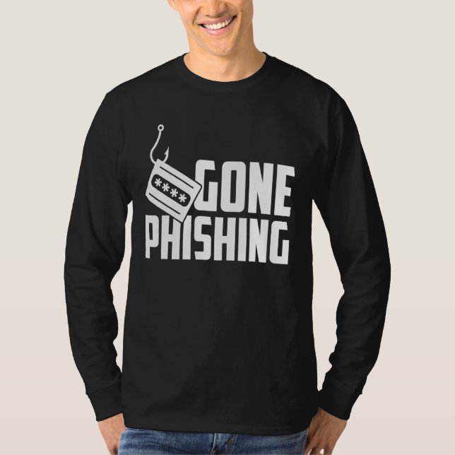 Computer Cybersecurity Hacker Phishing Programmer T-Shirt (Vorderseite)