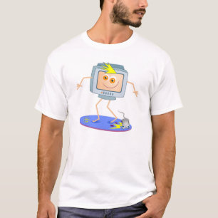 Computer, der das Netz surft T-Shirt