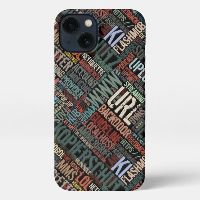 Computer Dictionary in Colors iPhone Hülle (Rückseite)