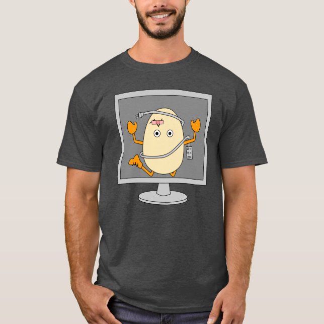 Computer Egghead T-Shirt (Vorderseite)