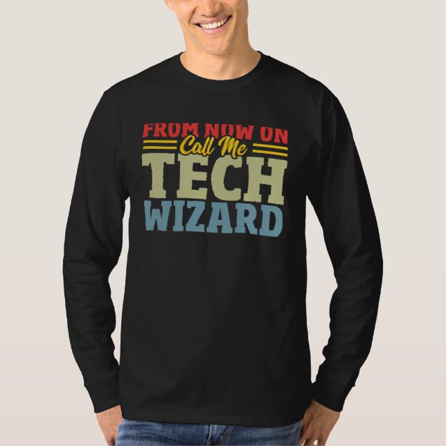 Computer Engineer IT Tech PC Specialist Computer R T-Shirt (Vorderseite)