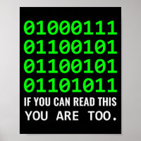 Computer-Freak Binärcode Software-Entwickler 
