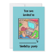 #computer Geburtstagsparty lädt von dalDesignNZ ei