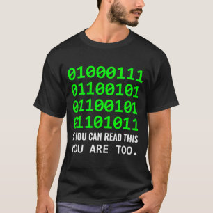 Computer-Geek Binärcode Software-Entwickler T-Shirt