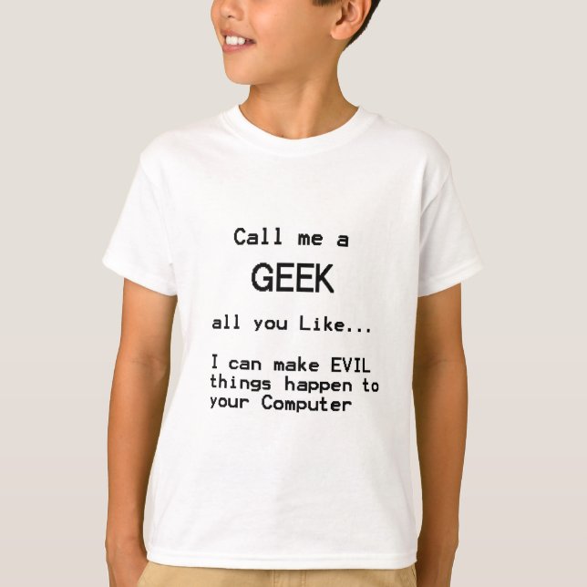Computer Geek T-Shirt (Vorderseite)