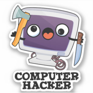 Computer Hacker Funny Technology Pub Aufkleber
