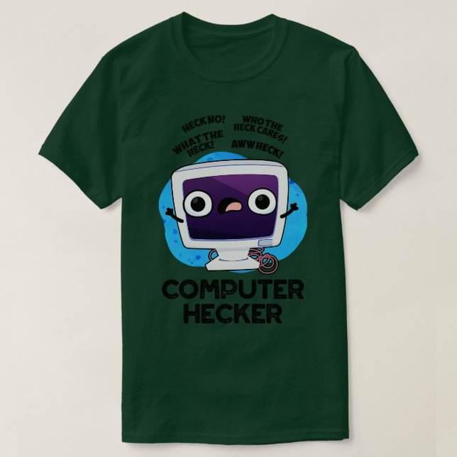 Computer-Hacker Lustiger Hacker-Witz 1 T-Shirt (Design vorne)