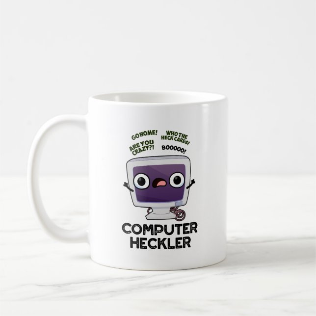 Computer Heckler Funny Hacker Pub Kaffeetasse (Links)