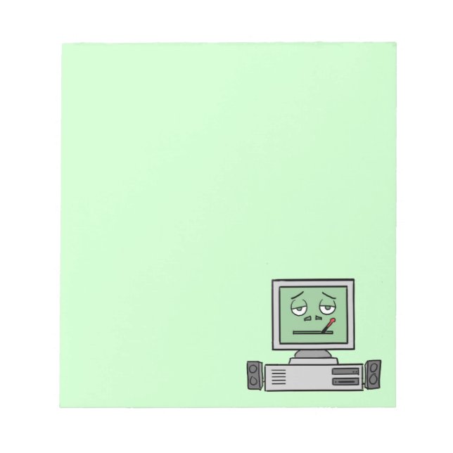 Computer-Illustrationen Notizblock (Vorderseite)
