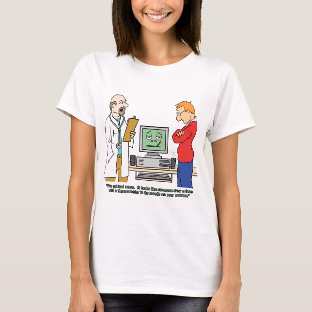 Computer-Illustrationen T-Shirt (Vorderseite)