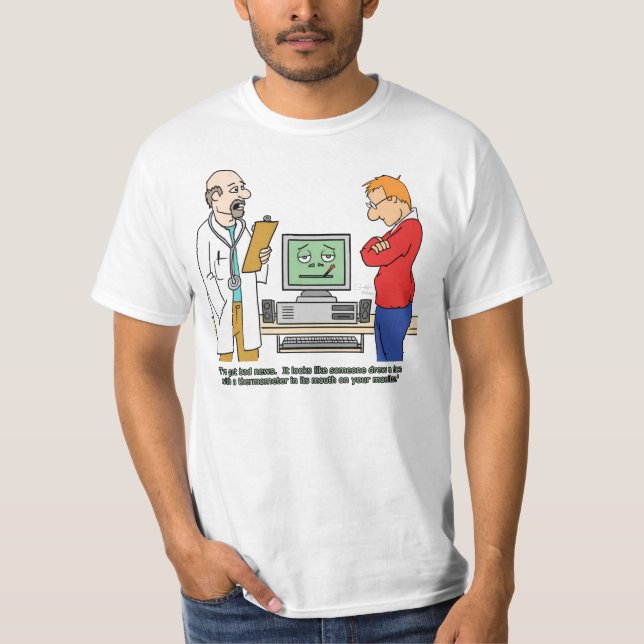 Computer-Illustrationen T-Shirt (Vorderseite)