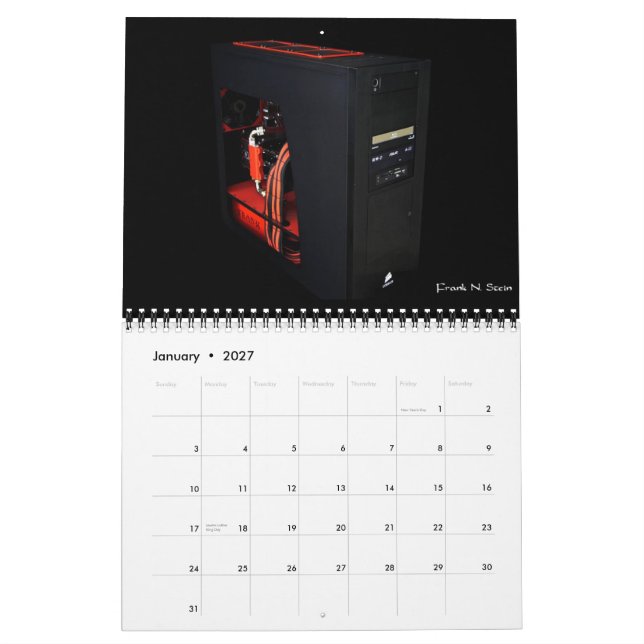 Computer-Kalender - Frank N Stein PC Kalender (Jan 2027)