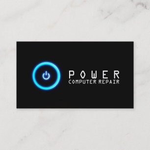 Computer, Laptop, PC-Reparaturkarte Visitenkarte