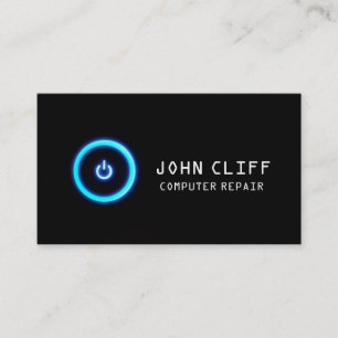 Computer, Laptop, PC-Reparaturkarte Visitenkarte