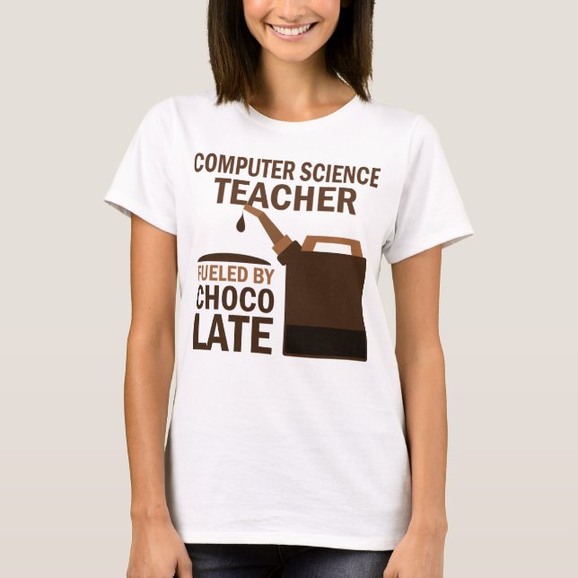 Computer-Lehrer für Wissenschafts-(lustiges) T-Shirt (Vorderseite)
