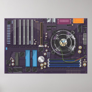 Computer-Motherboard Poster