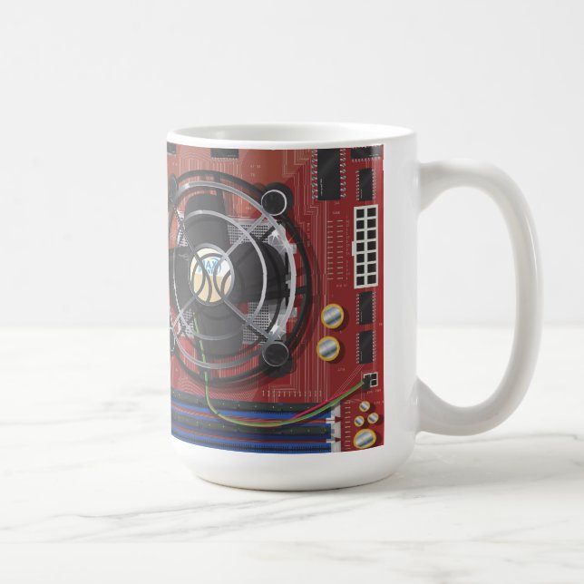 Computer-Motherboard Tasse (Rechts)