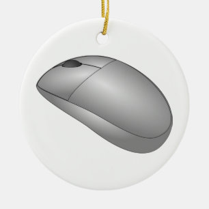 Computer Mouse Keramik Ornament