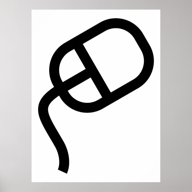 Computer Mouse Poster (Vorne)